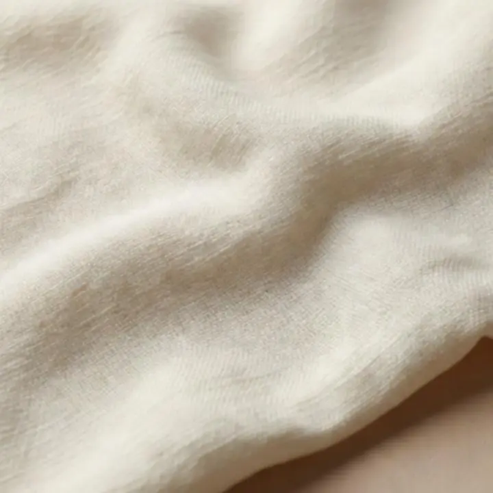 Organikus textil anyagok textúrája közelről, természetes szálak