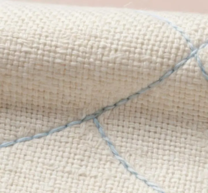 Organikus textil anyagok közelről, természetes szálak részlete