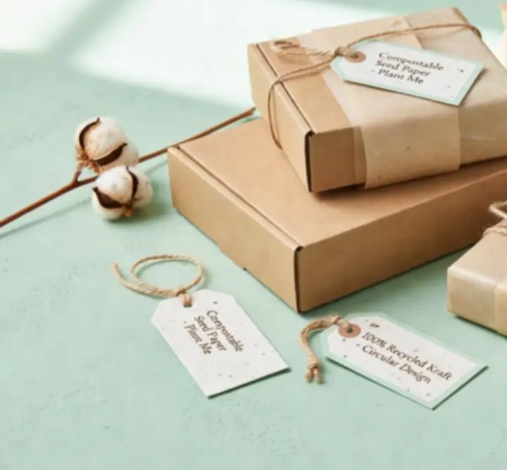 Biológiailag lebomló fenntartható csomagolás